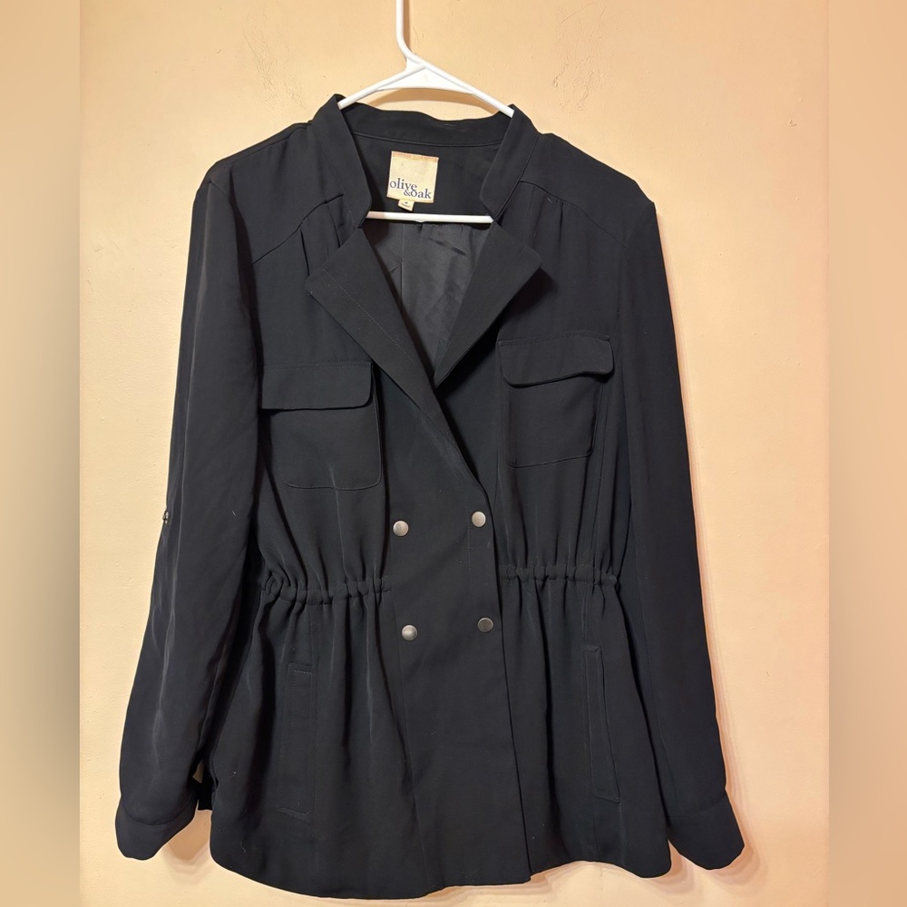 Olive & Oak Black Utility Jacket
